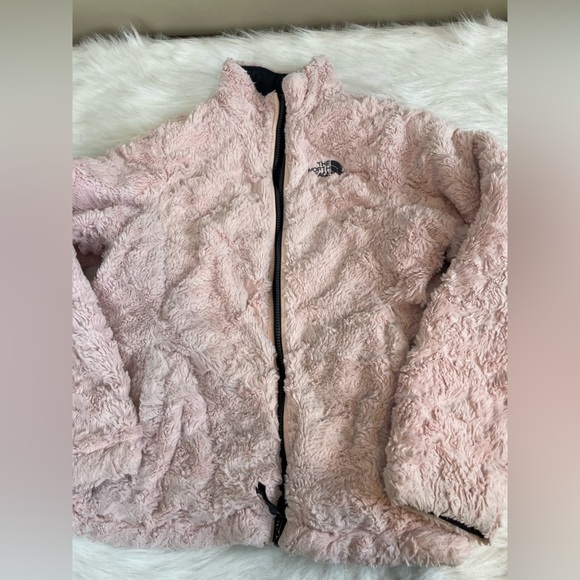 Girls North Face reversible puffer large 14 -16 - Picture 11 of 14